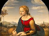 Paris Louvre Painting 1507 Raphael - The Virgin and Child with Saint John the Baptist 